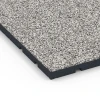 Detailaufnahme der Randausprägung von WARCO-Produkt 7133, Športová podlaha pre vonkajšie fitness, Format 60 x 60 x 3 cm | 0,36 m², Farbe Sivá žula.