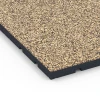 Detailaufnahme der Randausprägung von WARCO-Produkt 7140, Športová podlaha pre vonkajšie fitness, Format 60 x 60 x 3 cm | 0,36 m², Farbe Ratan.