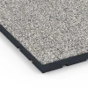 Detailaufnahme der Randausprägung von WARCO-Produkt 7142, Športová podlaha pre vonkajšie fitness, Format 60 x 60 x 4 cm | 0,36 m², Farbe Sivá žula.
