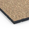 Detailaufnahme der Randausprägung von WARCO-Produkt 7144, Športová podlaha pre vonkajšie fitness, Format 60 x 60 x 4 cm | 0,36 m², Farbe Terakota.