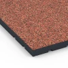 Detailaufnahme der Randausprägung von WARCO-Produkt 7145, Športová podlaha pre vonkajšie fitness, Format 60 x 60 x 4 cm | 0,36 m², Farbe Etna.