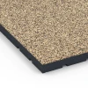 Detailaufnahme der Randausprägung von WARCO-Produkt 7149, Športová podlaha pre vonkajšie fitness, Format 60 x 60 x 4 cm | 0,36 m², Farbe Ratan.