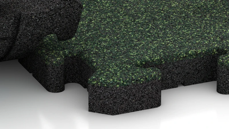 Puzzle spoj s mierne zaokrúhleným skosením