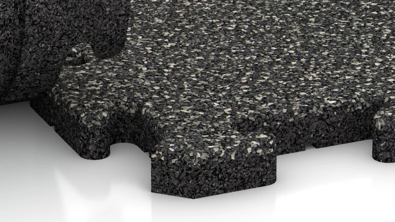 Puzzle spoj s mierne zaokrúhleným skosením