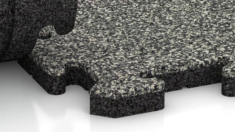 Puzzle spoj s mierne zaokrúhleným skosením