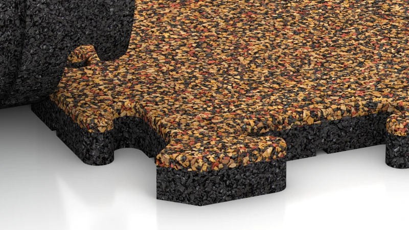 Puzzle spoj s jemne zaoblenou fázou