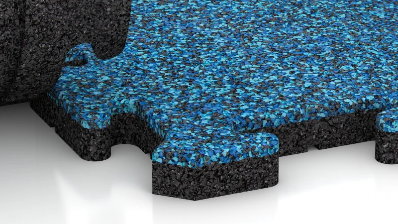 Puzzle spoj s jemne zaoblenou fázou