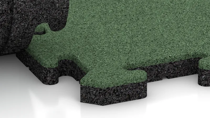 Puzzle spoj s jemne zaoblenou fázou