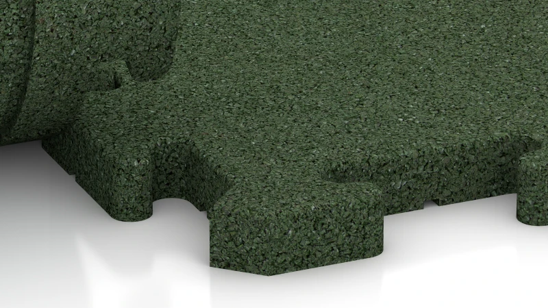 Puzzle spoj s mierne zaokrúhleným skosením