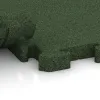 Großaufnahme vom Verbindungssystem von WARCO-Boden 5161 - Okrajová doska HD im Farbdesign Trávová zelená. Abmessungen 1000 x 485 x 40 mm.