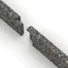 Großaufnahme vom Verbindungssystem von WARCO-Boden 2257 - Wall protection - skirting board im Farbdesign Šedý granit. Abmessungen 750 x 80 x 20 mm.