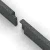 Großaufnahme vom Verbindungssystem von WARCO-Boden 2266 - Wall protection - skirting board im Farbdesign Šedý bridlica. Abmessungen 750 x 80 x 20 mm.