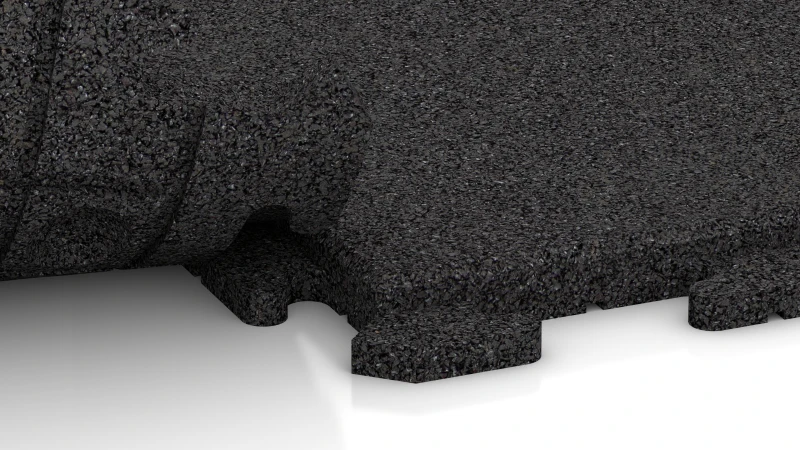 Skrytý puzzle spoj so zaokrúhleným skosením