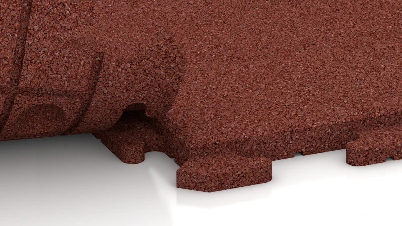 Skrytý puzzle spoj so zaokrúhleným skosením