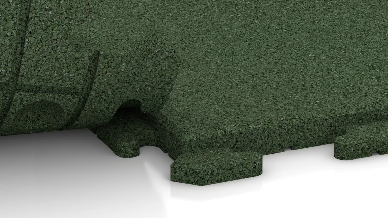 Skrytý puzzle spoj so zaokrúhleným skosením