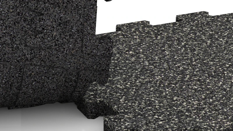 Vyrezaný puzzle spoj bez skosenia