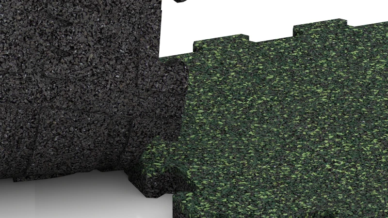 Vyrezaný puzzle spoj bez skosenia