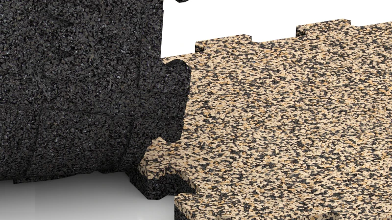 Vyrezaný puzzle spoj bez skosenia