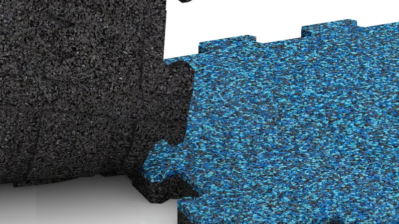 Vyrezaný puzzle spoj bez skosenia