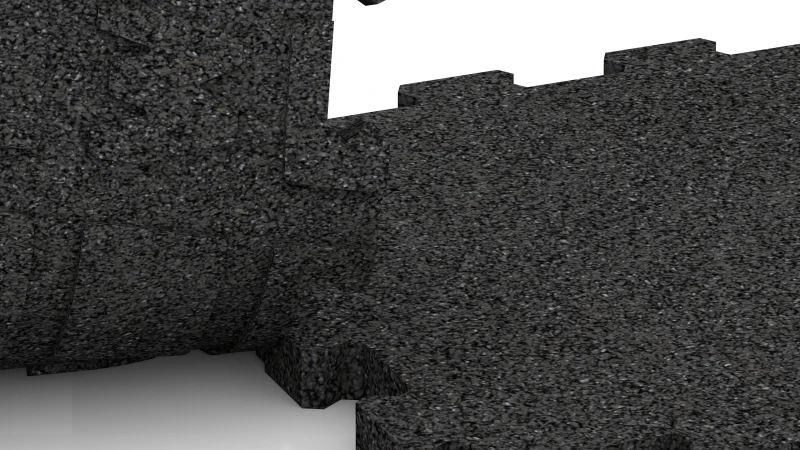 Vyrezaný puzzle spoj bez skosenia