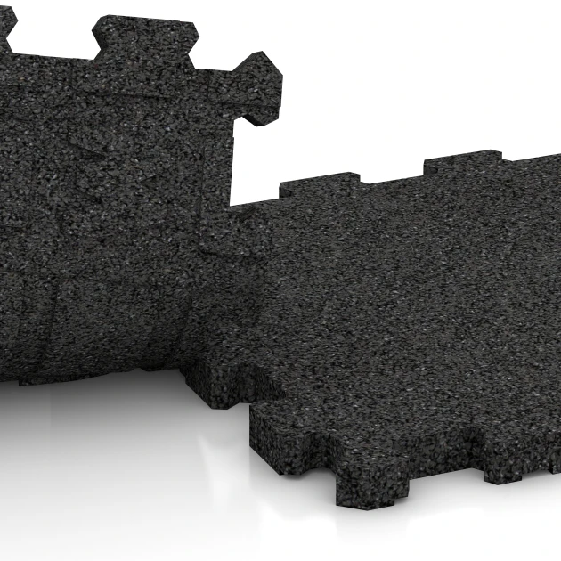 Großaufnahme vom Verbindungssystem von WARCO-Boden 3741 - Dlažba exteriérová im Farbdesign Antracit. Abmessungen 30,6 x 30,6 x 2 cm | 0,094 m².