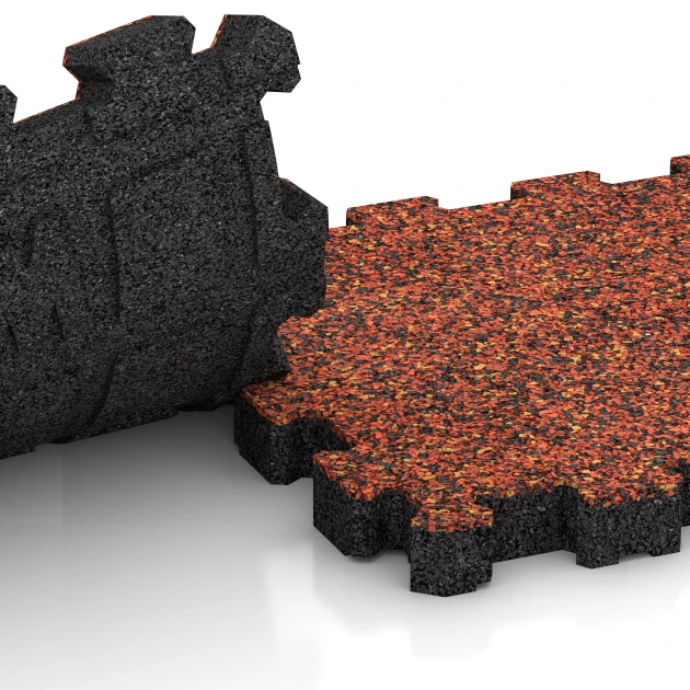 Großaufnahme vom Verbindungssystem von WARCO-Boden 4277 - Dlažba exteriérová im Farbdesign Etna. Abmessungen 30,6 x 30,6 x 3 cm | 0,094 m².