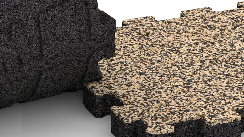 Vyrezaný puzzle spoj bez skosenia