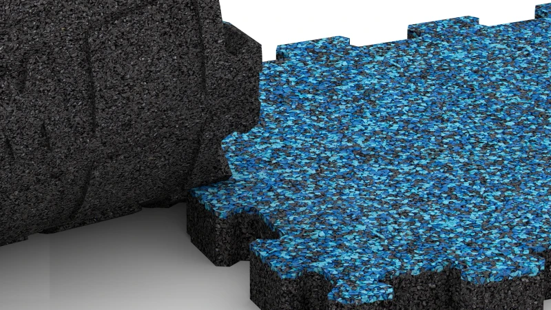 Vyrezaný puzzle spoj bez skosenia