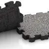 Großaufnahme vom Verbindungssystem von WARCO-Boden 5227 - Dlaždica k bazénu bez škár im Farbdesign Šedý melange. Abmessungen 306 x 306 x 30 mm.