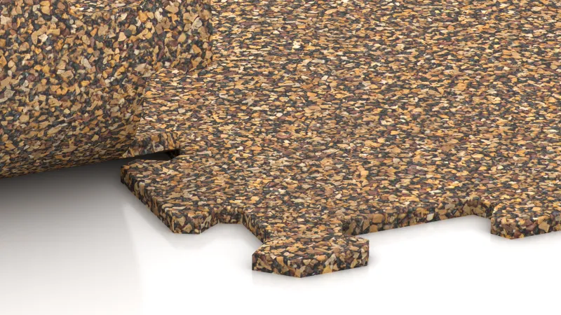 Vyrezané puzzle spojenie bez skosenia