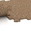 Großaufnahme vom Verbindungssystem von WARCO-Boden 0895 - Športová podlaha Kompakt im Farbdesign Maroko. Abmessungen 485 x 485 x 8 mm.