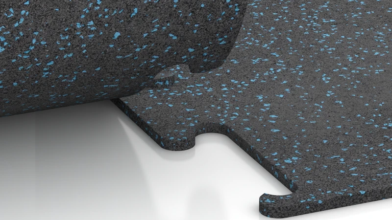 Vyrezaný puzzle spoj bez skosenia