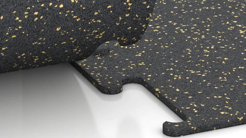 Vyrezaný puzzle spoj bez skosenia