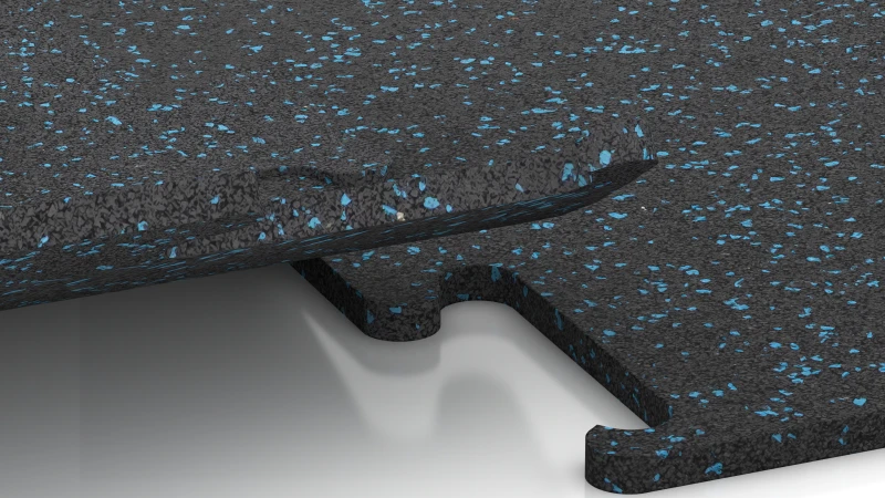 Vyrezaný puzzle spoj bez skosenia