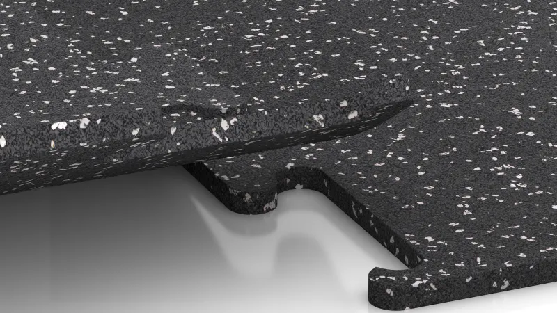 Vyrezané puzzle spojenie bez skosenia