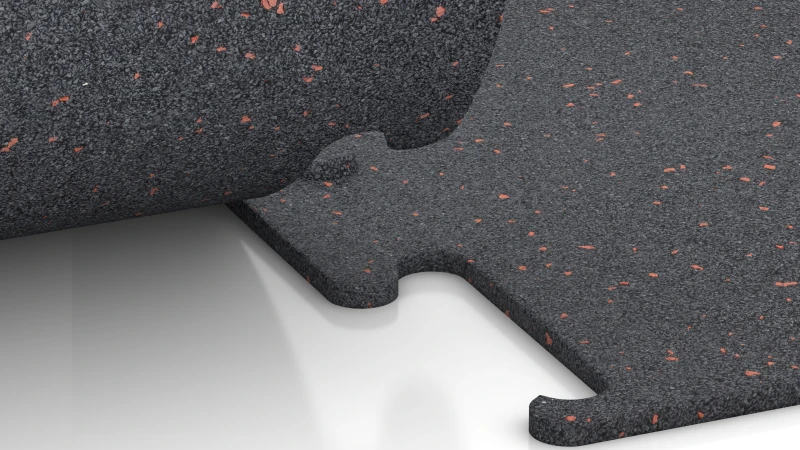 Vyrezaný puzzle spoj bez skosenia