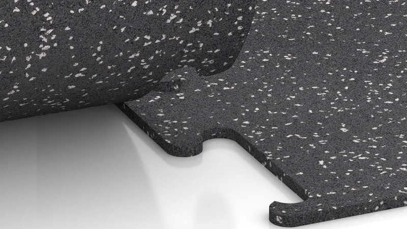 Vyrezaný puzzle spoj bez skosenia