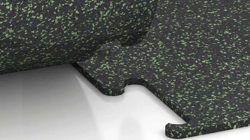 Vyrezaný puzzle spoj bez skosenia