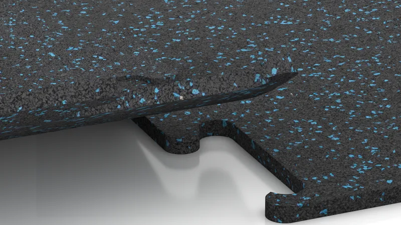 Vyrezané puzzle spojenie bez skosenia