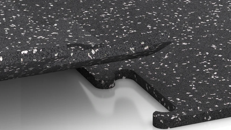 Vyrezaný puzzle spoj bez skosenia