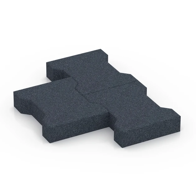 Großaufnahme vom Verbindungssystem von WARCO-Boden 7071 - Zámková dlažba im Farbdesign Bridlicová sivá. Abmessungen 20 x 16,5 x 4,5 cm | 0,0278 m².