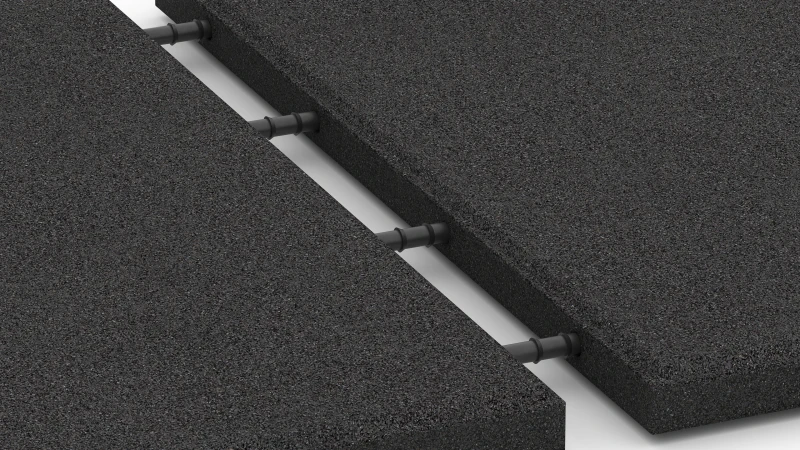 Zásuvný konektor na lepenie