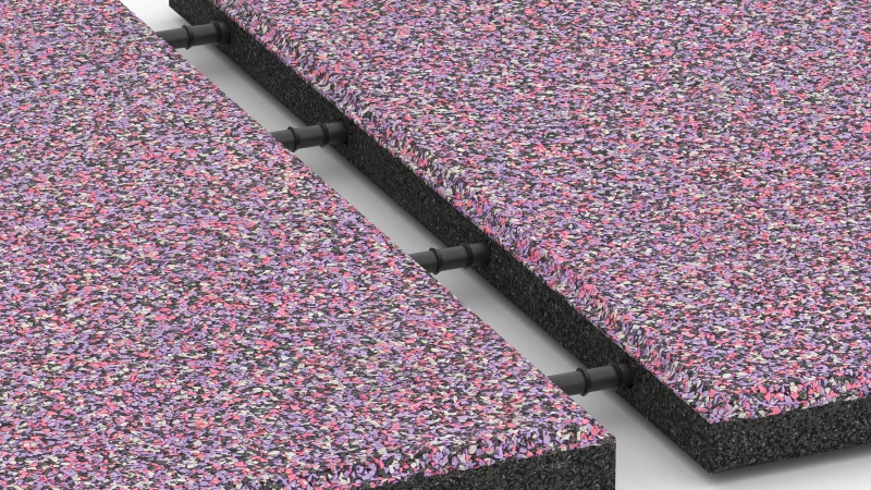 Zásuvný konektor na lepenie