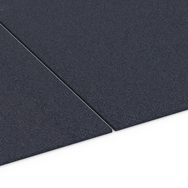 Großaufnahme vom Verbindungssystem von WARCO-Boden 6177 - Fitness Performance Elite Tréningový povrch im Farbdesign Antracit. Abmessungen 100 × 100 × 1 cm.