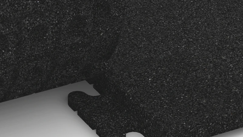Skrytý puzzle spoj so zaokrúhleným skosením