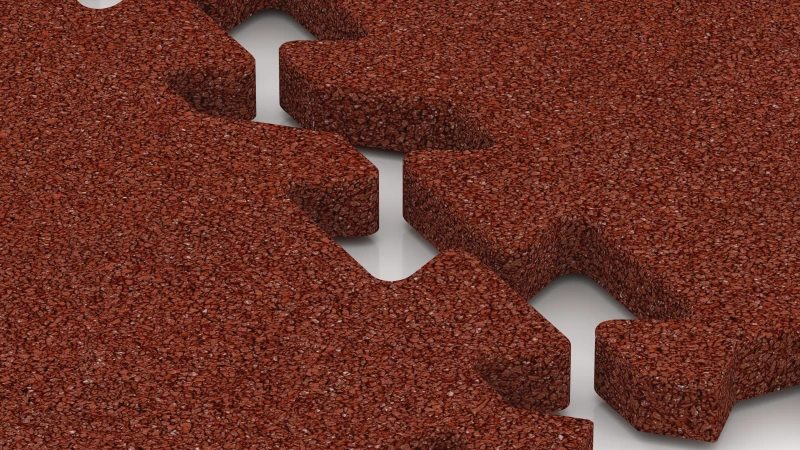 Puzzle spoj s mierne zaokrúhleným skosením