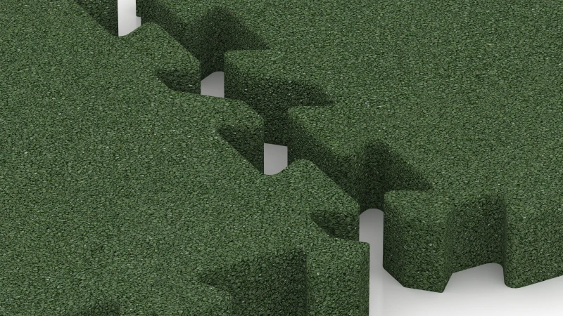 Puzzle spoj s mierne zaokrúhleným skosením