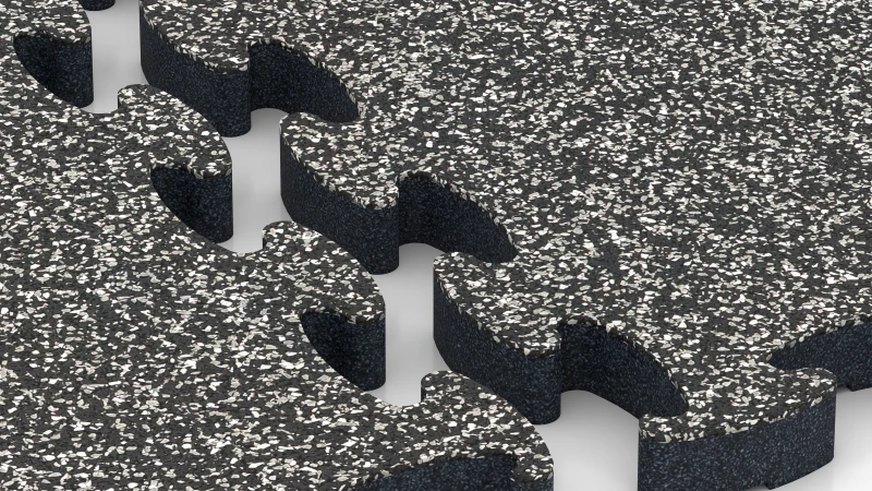 Optimalizované puzzle ozubenie bez skosenia