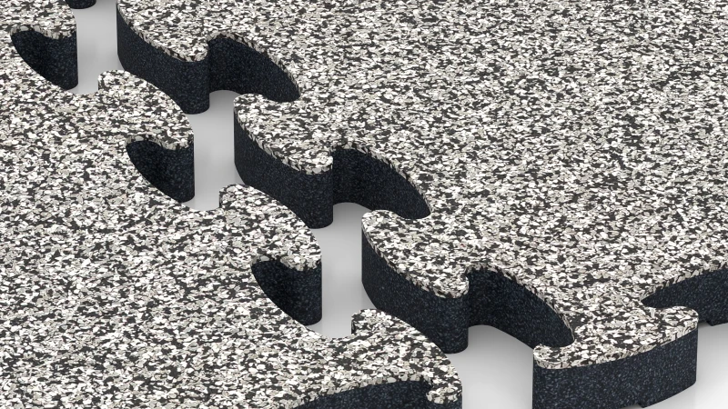 Optimalizované puzzle ozubenie bez skosenia