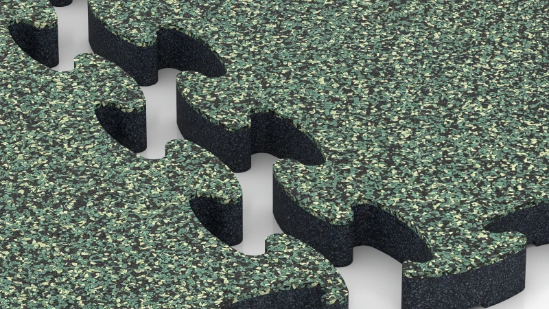 Optimalizované puzzle ozubenie bez skosenia